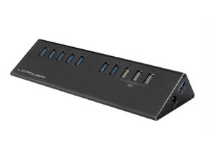 LC POWER LC-HUB-ALU-2B-10 HUB 7+3PORT USB3.0 ALUMINIUM