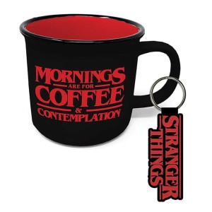 PYRAMID INTERNATIONAL Stranger Things Campfire Mug and Keychain Set