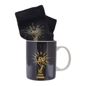 PALADONE FIFA Mug & Socks Black/Gold