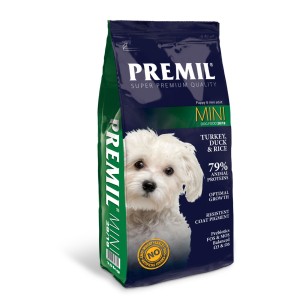 Premil Mini - granule 28/18 - hrana za štence i mlade pse malih i srednjih rasa 1kg