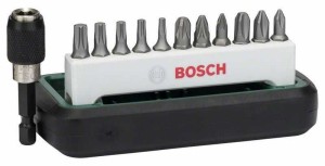 BOSCH 12-delni set bitova odvrtača Standard/ mešani (PH/ PZ/ T) 2608255993