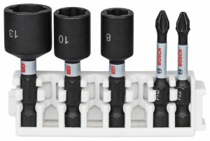 BOSCH Impact Control set bitova odvrtača i nasadnih ključeva/ 5-delni 2608522350