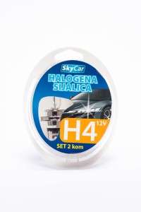 SKYCAR Sijlica boat pack H4 12 V 60 / 55 W P43T set 2 kom