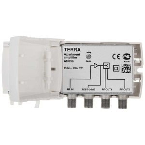 TERRA ELECTRONIC Pojačavač / dva izlaza/ 23dB - AS036