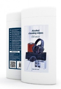 GEMBIRD Alkoholne maramice za čišćenje/ microfiber CK-AWW50-01/ 50 kom