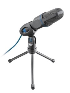 TRUST Mikrofon Mico 3/5mm+USB/ crna plava