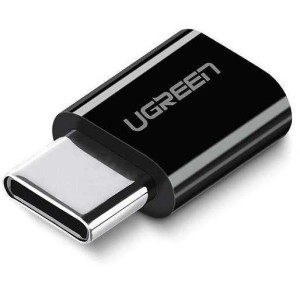 UGREEN USB Adapter Micro USB na Type C/ US157/ crna