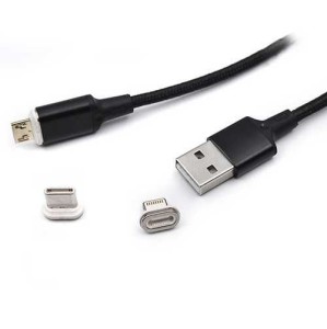 KETTZ Kabl USB/ magnetni na IP/Type C/Micro/ 1m