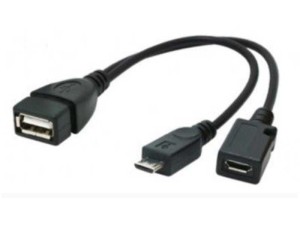 GEMBIRD Adapter USB (ženski) na USB micro (ženski/muški)