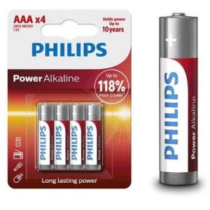PHILIPS Baterija/ AAA LR03/ 4 kom.