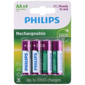 PHILIPS Baterija AA NiMH 1.2V 2500mAh (1/4)