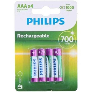 PHILIPS Baterija punjiva/ AAA 1.2V 700mAh/ 4 kom