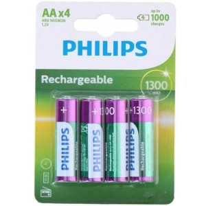 PHILIPS Baterija punjiva/ AA 1.2V 1300mAh/ 4 kom