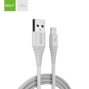 GOLF USB kabl Iphone GC-64I/ ojačan 3A/ 1m/ bela