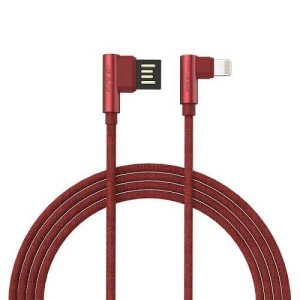 GOLF USB kabl na Lighting 90° GC-48m 1m/ crvena