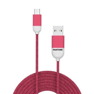 PANTONE Micro USB kabl MC001/ pink