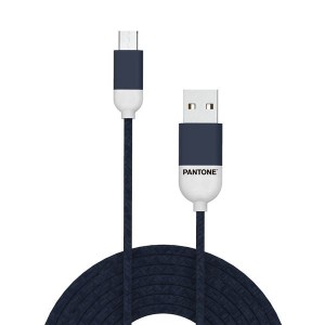 PANTONE Micro USB kabl MC001/ teget