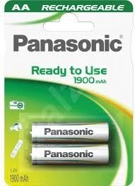 PANASONIC Baterije HHR-3MVE/2BC-2xAA punjive 1900 mAh/ 2 kom