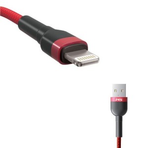 MS Kabl USB-A 2.0 na Lightning 2m/ crvena