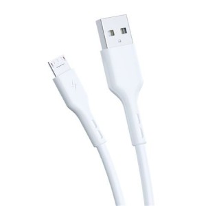 MS Kabl USB-A 2.0 na microUSB 2.4A 2m/ bela