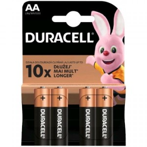 DURACELL Baterije AA 1.5V LR6 MN1500/ Alkalne/ 4 kom (cena po komadu)