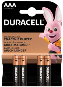 DURACELL Baterije AAA 1.5V LR3 MN2400/ Alkalne/ 4 kom (cena po komadu)