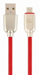 GEMBIRD Micro-USB kabl/ CC-USB2R-AMmBM-2M-R/ 2m/ crvena