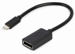 GEMBIRD Adapter Type-C na DisplayPort 4K/ 15cm/ crna