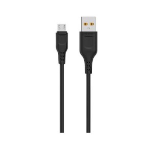 DENMEN Kabl D01V Micro USB data 2/4A 1m/ crna