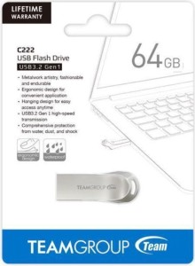 TEAM GROUP TeamGroup 64GB C222 USB 3.2 SILVER TC222364GS01