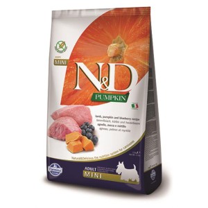 N&D Pumpkin Lamb & Blueberry Adult Mini 7kg