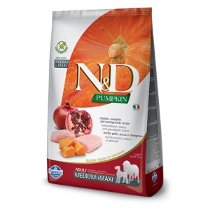 N&D Pumpkin Chicken&Pom. Medium/Maxi 2/5kg