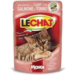 LeChat sos za mačke - Tuna i losos 100g
