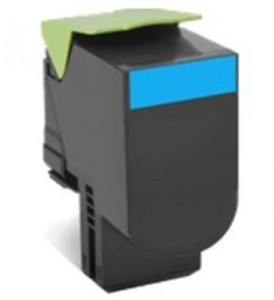 Lexmark 80C8XCE cyan toner 4000 strana