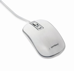 Gembird (MUS-4B-06-WS) USB optički miš 1200dpi beli