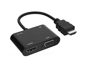 Fast Asia (OST05027) adapter HDMI (Muški) na HDMI (Ženski) +VGA (Ženski) + AUDIO (Ženski)