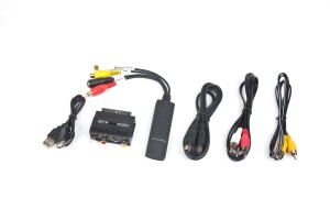 Gembird (UVG-002) adapter USB 3.2 (muški) na S-Video (ženski) na 3x činč (ženski) crni