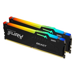 Kingston DDR5 64GB (2x32GB) 6000MHz Fury Beast RGB (KF560C40BBAK2-64) memorija za desktop