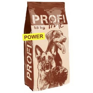 Profi Line POWER 18kg - granule 30/20 - hrana za štence, mlade i odrasle hiper aktivne pse