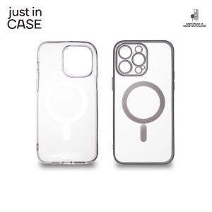 JUST IN CASE 2u1 Extra case MAG MIX paket srebrni za iPhone 14 Pro Max