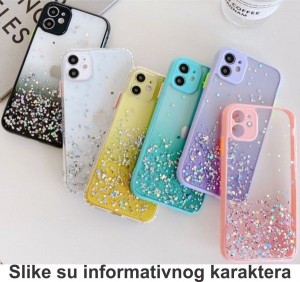 Futrola 3D Sparkling star silicone Turqois HUAWEI MCTK6- P30