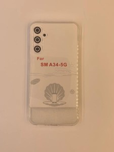TYPHON Maska Samsung A34 transparent ojačane ivice