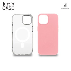 JUST IN CASE Futrola MAG MIX 2u1 za iPhone 15/ roza