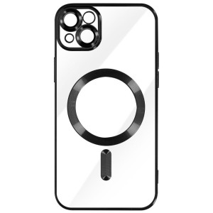 Silikonska futrola MagSafe za iPhone 15/ crna