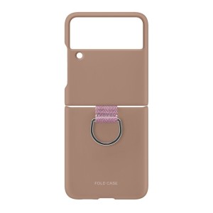 Futrola Elegant Fold design za Samsung F721B Galaxy Z Flip 4 5G/ roze