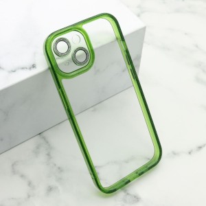 Futrola Diamond Lens za iPhone 15/ zelena