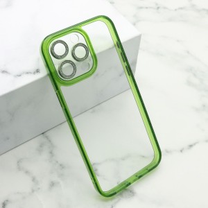 Futrola Diamond Lens za iPhone 15 Pro Max/ zelena