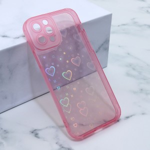 Futrola Heart Color za iPhone 12 Pro/ roze