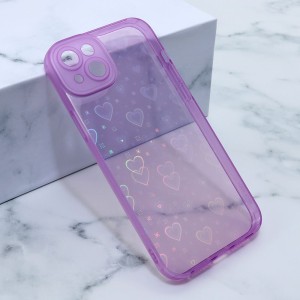 Futrola Heart Color za iPhone 14 Plus/ ljubičasta