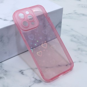 Futrola Heart Color za iPhone 14 Pro Max/ roze
